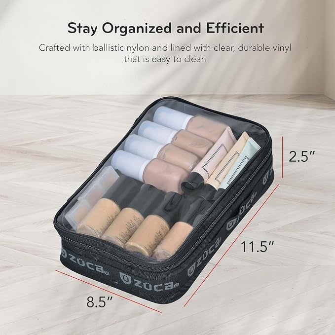 ZUCA Pro & Sport Bag Accessory: Large Artist Utility MakeUp Pouch - Durable, Spacious Cosmetic Storage Solution For Travel & Professional Use - Image 5