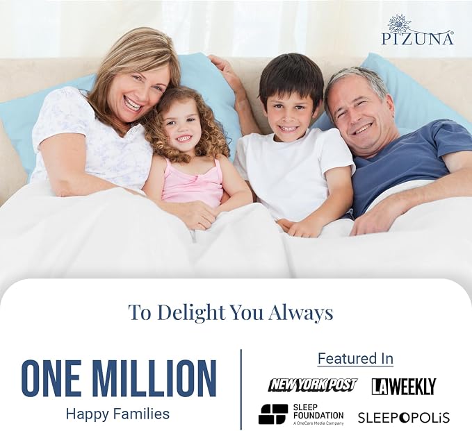 Pizuna 100% Cotton Pillow Cases Queen Size Set of 2 Luxury 1000 Thread Count Sateen Weave Long Staple Cotton Hotel Quality Envelope Closure Pillow Covers Fits Standard/Queen Pillows - Baby Blue - Image 4