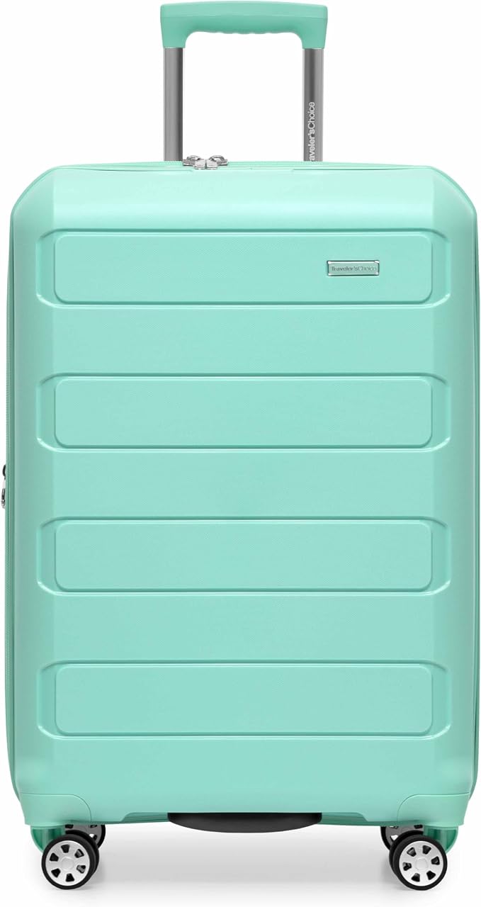 Traveler's Choice Pagosa Hardshell Expandable Luggage with Spinner Wheels, Mint, 3-Piece Set (22/27/30) - Image 2