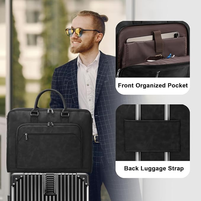 Garment Bag for Travel Large Carry on Garment Bags Men Women | Garment Suitcase Bags - Image 5