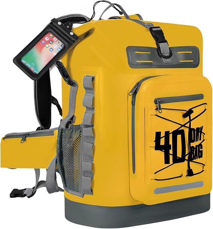MORXPLOR Dry Bag Waterproof,5L/10L/20L/30L/40L/55L Roll Top Dry Bag Backpack with WaterProof Phone Case for Swim,Kayak by MORXPLOR