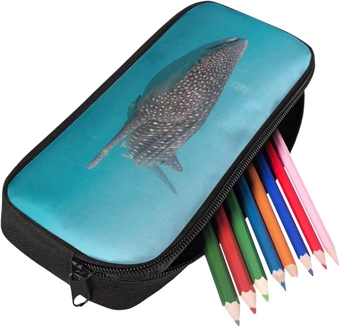 Kids Novelty Animal Backpack and Lunch Box for Boys Girls Student Lightweight 17 Inch School Whale Shark Backpack with Lunch Bag Pencil Case Kids Comfy Padded Black Large Bookbag - Image 5