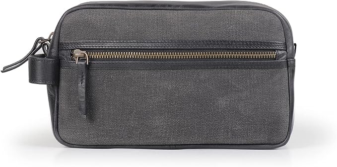 Londo Genuine Leather Travel Toiletry Bag – Makeup, Shaving Organizer, Dopp Kit for Men & Women, Durable & Stylish Travel Accessory - Image 3