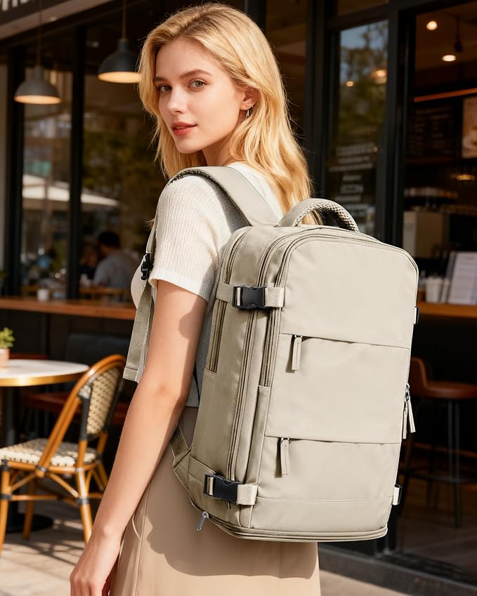 coofay Travel Backpack For Women Men Airline Approved Carry On Backpack Flight Approved Waterproof Sports Luggage Backpack Casual Daypack Small Hiking Backpack - Image 2