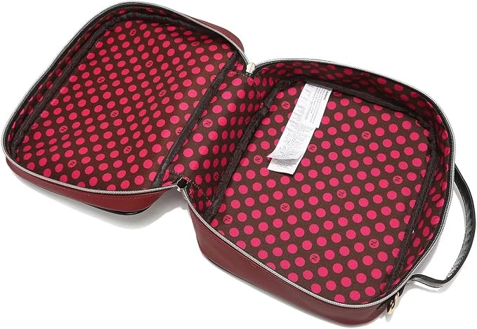 Nicole Lee Travel Handbag Crossbody Set with 3 Fashion Print Makeup Pouches, Women's Cosmetic Toiletry Organizer (Dreaming the City) - Image 5