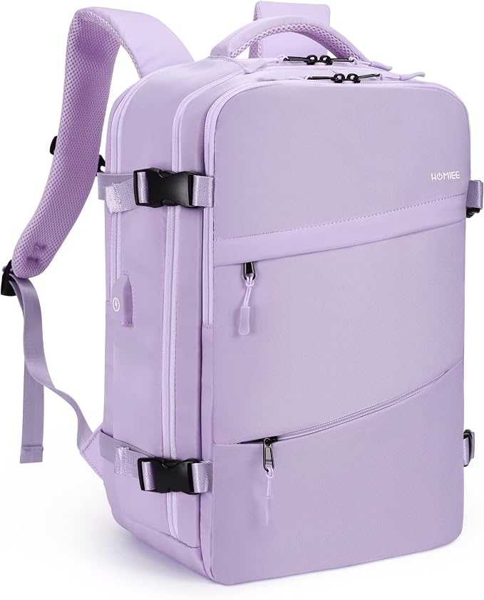 HOMIEE Travel Laptop Backpack for Men Women Personal Item Carry On Bag | Dry Wet Separation Weekender Business College Backpack Mochila de Viaje by HOMIEE