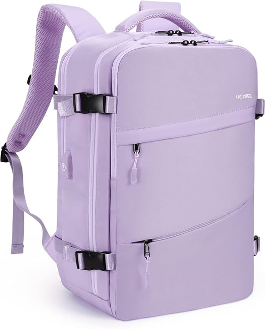 HOMIEE Travel Laptop Backpack for Men Women Personal Item Carry On Bag | Dry Wet Separation Weekender Business College Backpack Mochila de Viaje by HOMIEE
