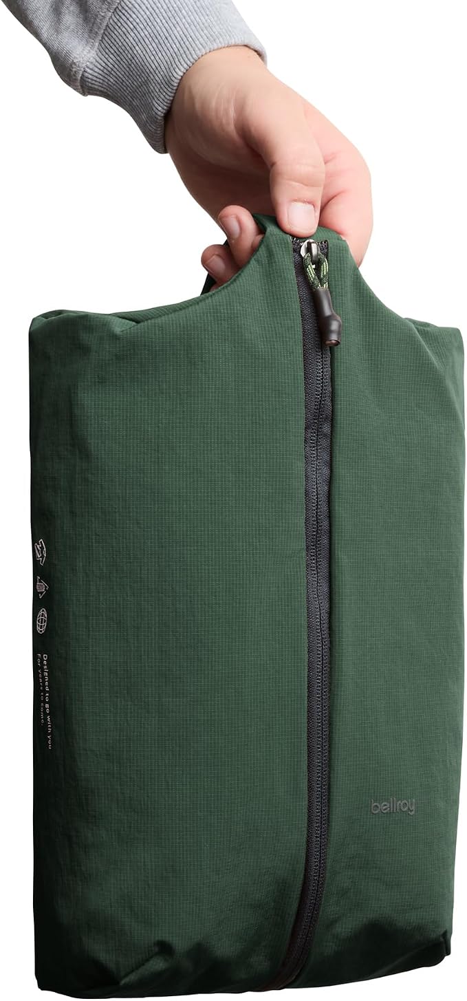 Bellroy Lite Packing Caddy 8L (Travel Organizer Packing Cube, Zip-up Storage Solution for Travel Near or far) - Spruce - Image 5