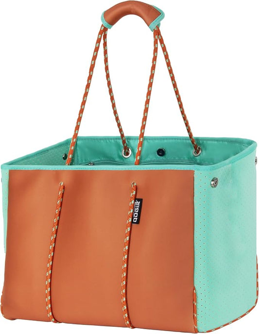 QOGiR Neoprene Multipurpose Beach Bag Tote with Inner Zipper Pocket … … … … by QOGiR