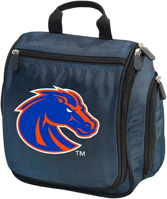 Broad Bay Boise State Toiletry Bags Or Hanging Travel Shaving Kits For Men (Multi Color - Navy) by BroadBayPersonalizedGifts
