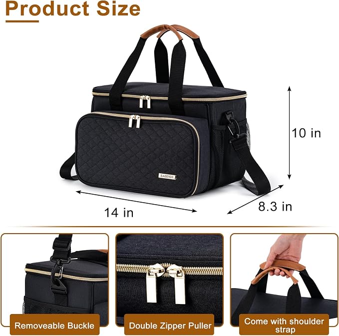 Dog Grooming Vacuum Bag, Pet Grooming Kit Bag Perfect for Dog Hair Vacuum & Grooming Tool Kit Accessories- Black - Image 4