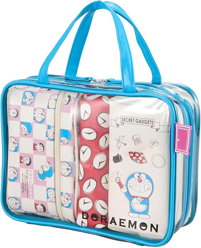 Shifle DR11 Travel Pouch Set, Clear Pouch, Travel Pouch, Doraemon DR11 by %E3%82%B7%E3%83%95%E3%83%AC