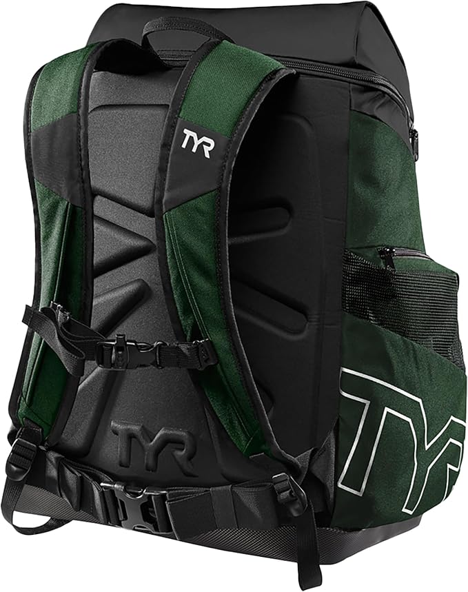 TYR Alliance Backpack - Wet/Dry Athletic Gym and Pool Bag for Men and Women - Separate Wet/Dry Compartments, 45L Capacity, Ergonomic, Water-Resistant - Available in Team Colors - Image 4