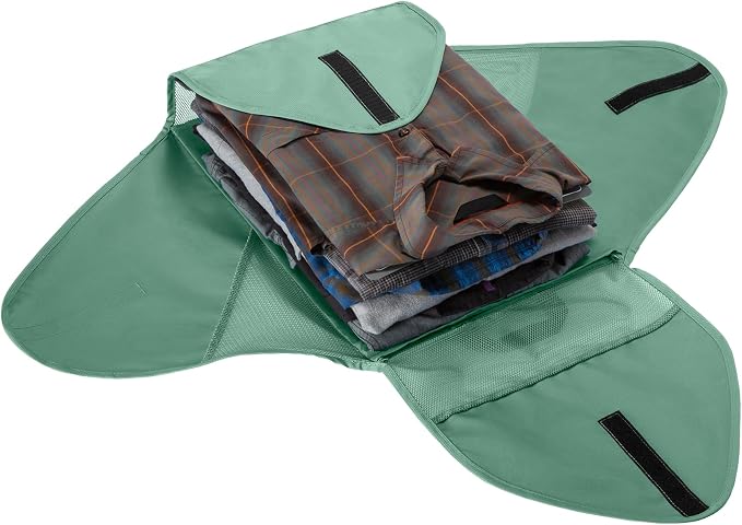 Eagle Creek Pack-It Reveal Garment Folder - Compression Wings - Maximize Luggage Space - Convenient Top Handle - Quick Drying Material - Large - Willow Green - Image 7