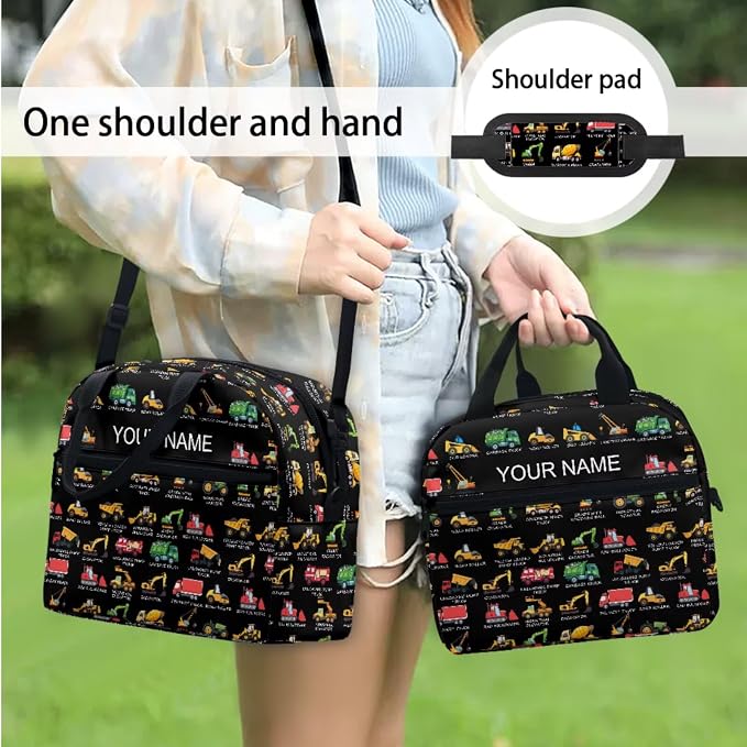 4PCS Boys Car Black Backpacks for Children 17" School Backpack for Kids Students Custom Large Capacity Bookbag Kindergarten Primary Book Pen Case Lunch Bag Daypack Knapsack Rucksack - Image 3