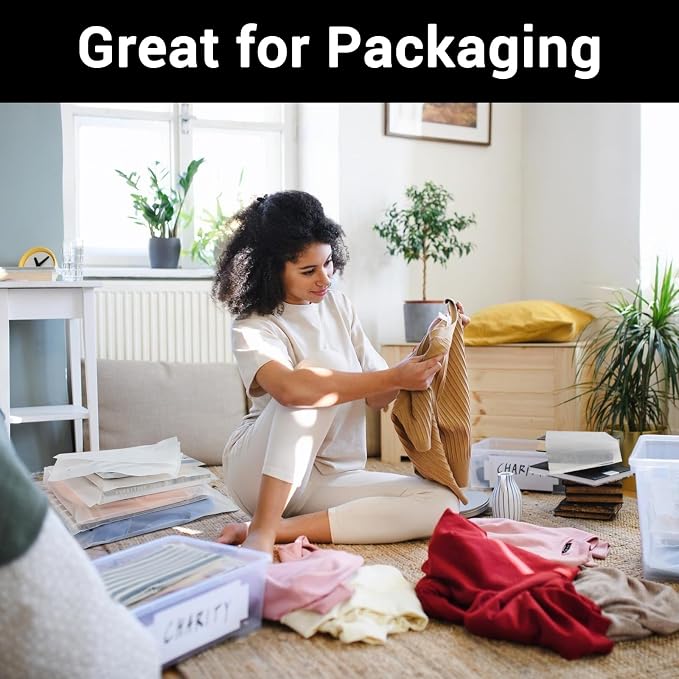 T Shirt Bags 3 Mil Thick, 5 Sizes 12x16" 10x13" 8x10" 12x8" 10x7" Pack of 25, Resealable Zip Packaging Poly Bags Durable for Business Packing Shipping Travel, Frosted, with Vent Hole - Image 4
