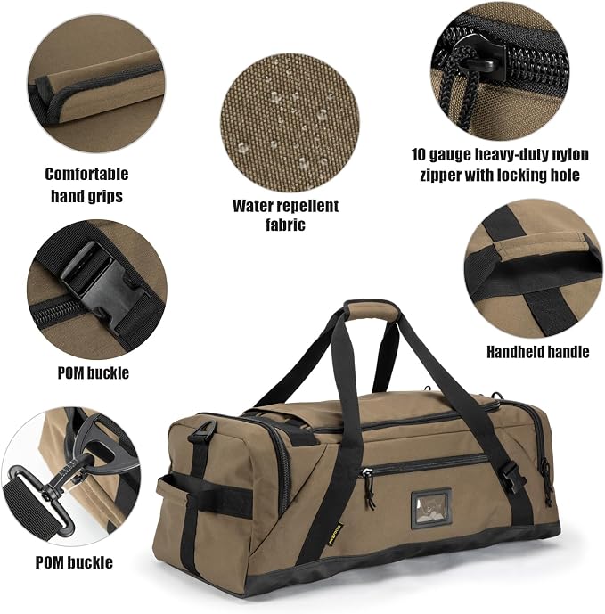 90L Large Duffle Bag,Gym Bags For Men Weekend Bag For Women Travel Backpack Carry On Sports Duffel Bag - Image 5