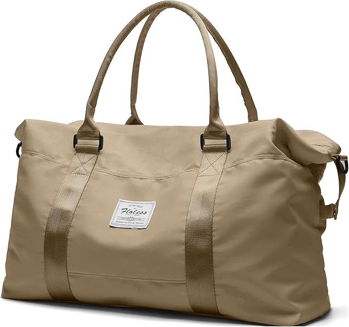 Travel Duffel Bag, Carry On Overnight Weekender Bags for Women | Travel Bag with Wet Pocket & Trolley Sleeve, For Spirit Airlines 18x14x8 Personal Item Bag by HYC00