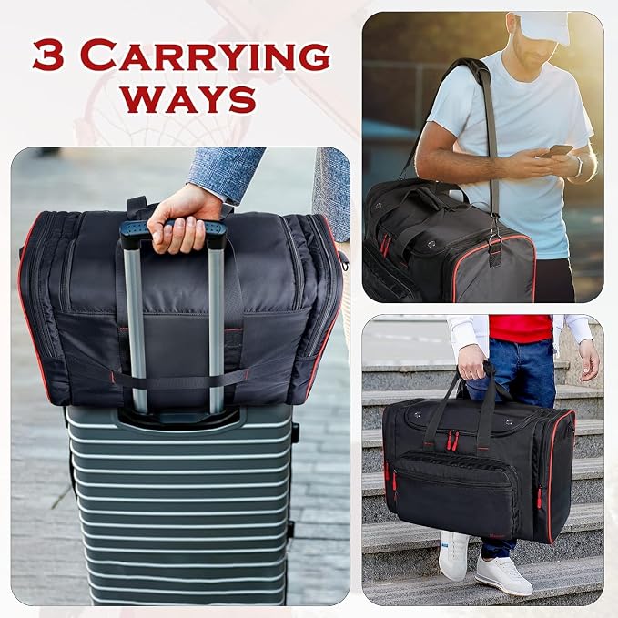 Mancro Padded Sneaker Bag, Sneakerhead Gifts, Shoe Travel Bags Fit 4 Pairs | Come with Insulated Pocket and Shoulder Strap, Multi-functional Sports Gym Duffle for Basketball, Shoes, Cloth - Image 7