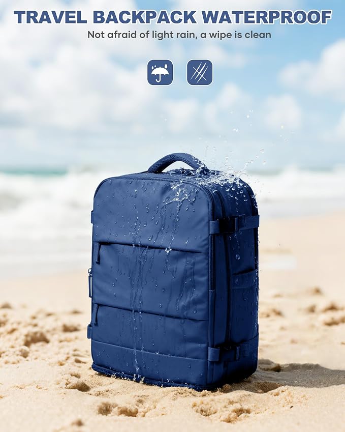coowoz Travel Backpack Carry On for Women Man Gym Backpacks with Laptop Compartment Mochila de Viaje Teacher Personal Item Backpack Airplane Accessories Must Haves Royal Blue Small - Image 8