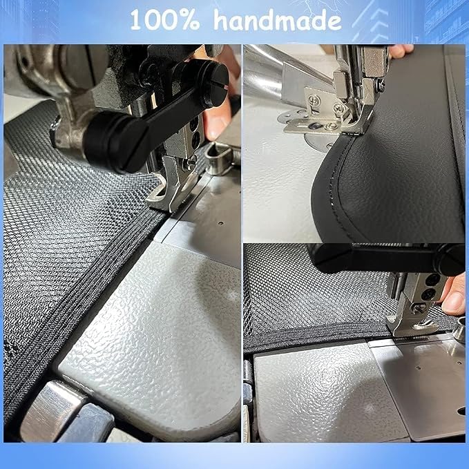 2PACK Leather Car Backseat Organizer with Tablet Holder - 9 Large Storage Pockets, Foldable Food Tray & Anti-Scratch Kick Mats - Universal Car Seat Protector for Kids, Pets & Travel Accessories - Image 6