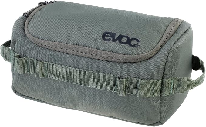 EVOC Wash Bag Toiletry Bag for Everyday Travel (Organiser Compartments with Individual Space Division, Removable Pocket Mirror, Wash Bag for Hanging) by evoc