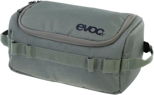 EVOC Wash Bag Toiletry Bag for Everyday Travel (Organiser Compartments with Individual Space Division, Removable Pocket Mirror, Wash Bag for Hanging) by evoc