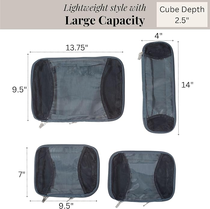 Baggallini Compression Cube 4-piece Set - Image 4