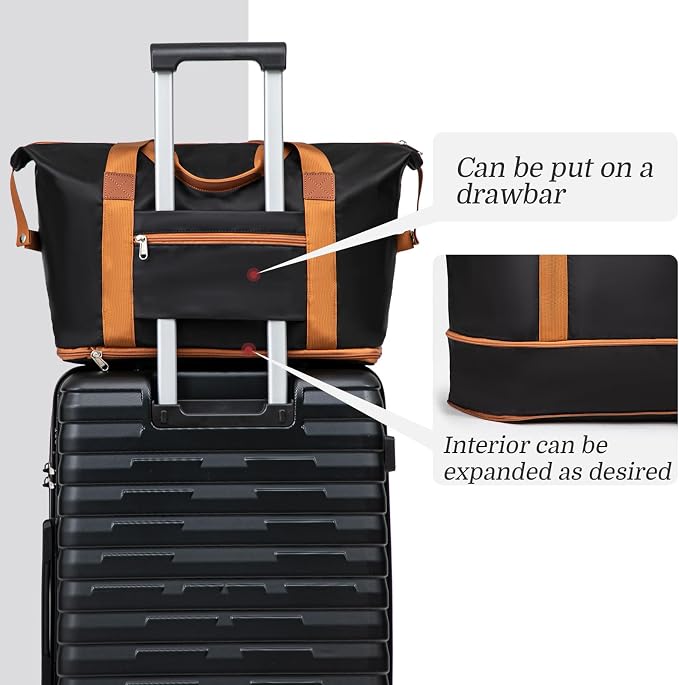 Cosbarn Luggage Sets 5 Piece Suitcases with Wheels, Suitcase Set ABS Hard Case Luggage with Spinner Wheels Durable Travel Luggage - Image 6