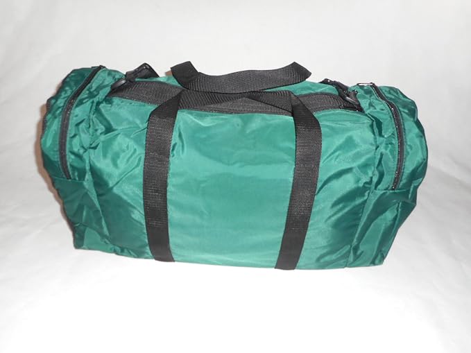 Duffle Bag Wet and Dry with 1 End Compartment Mesh,Front Pocket, Made In USA (Forest Green) - Image 3