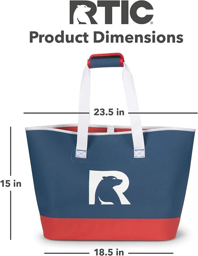 RTIC Ultra-Tough Tote Bag, Waterproof for Beach, Pool, Towel, Grocery, Shopping, Heavy-Duty, Puncture Resistant - Image 5