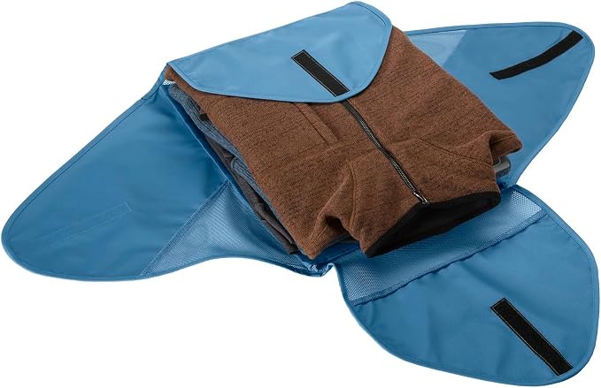 Eagle Creek Pack-It Reveal Garment Folder - Travel Garment Bag with Compression Wings to Maximize Luggage Space - Convenient Top Handle - Quick Drying Material XL Blue Dawn - Image 4