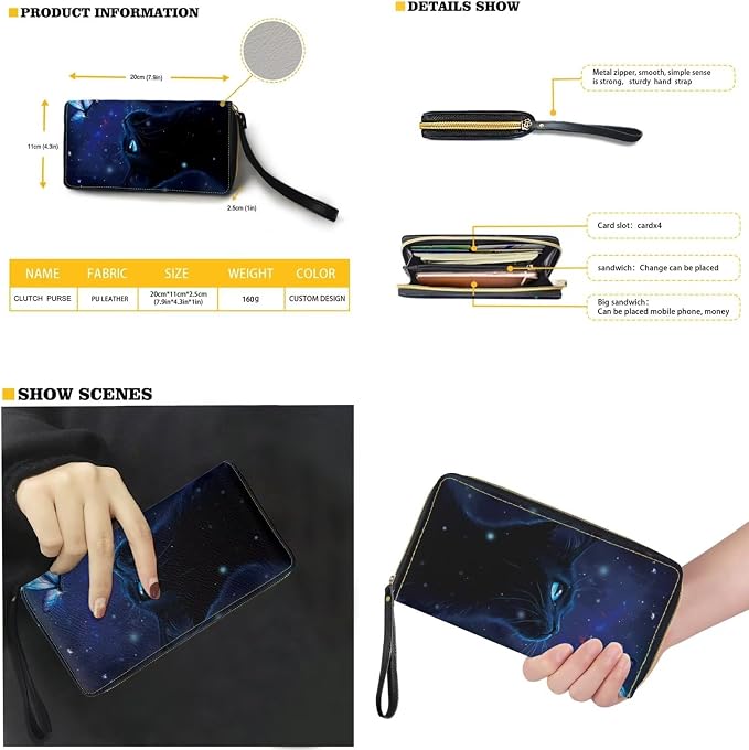 Women Purse Handbags Wallet Sets Leather Shoulder Tote Bag for Women,Top Handle Purse with Wrist Wallet Bag - Image 2