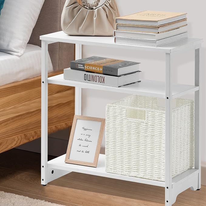 Vagusicc Wicker Storage Basket, Set of 2 Hand-Woven Wicker Baskets for Organizing, Foldable Cube Storage Basket Bins, 13 Inch Large Wicker Storage Baskets for Shelves & Decor, White (13''x13''x13'') - Image 5