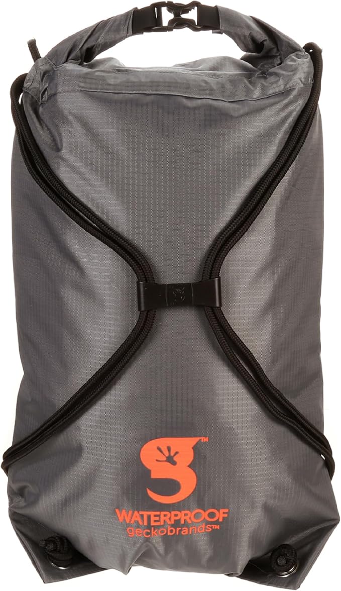 geckobrands Embark 10L Drawstring Backpack – Waterproof, Lightweight Dry Bag for Beach, Hiking, and Light Water Activities - Image 2