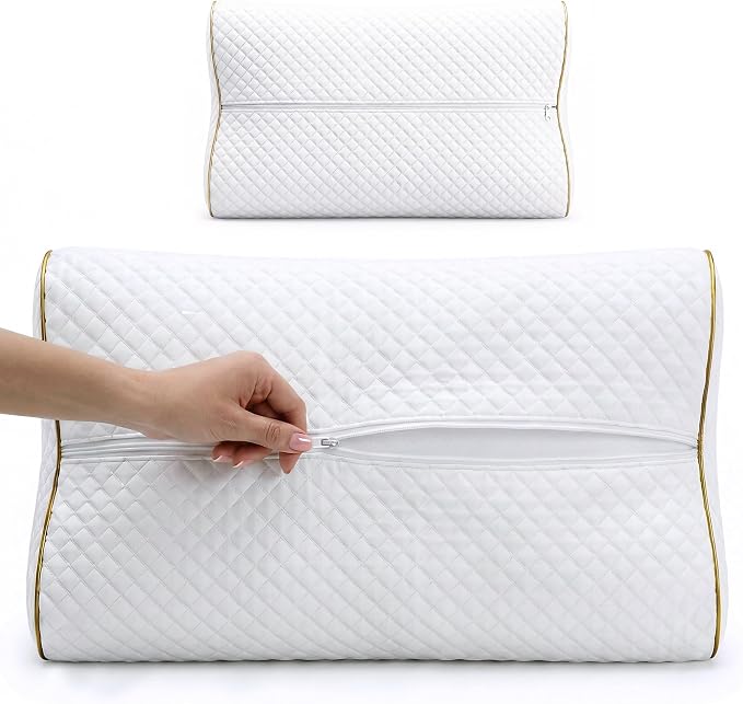 Royal Therapy 4-Layer King, Contour Pillow, Side Sleeper Pillow, Orthopedic, Neck Support, Neck Pain, Side Sleepers, CertiPUR-US - Image 2
