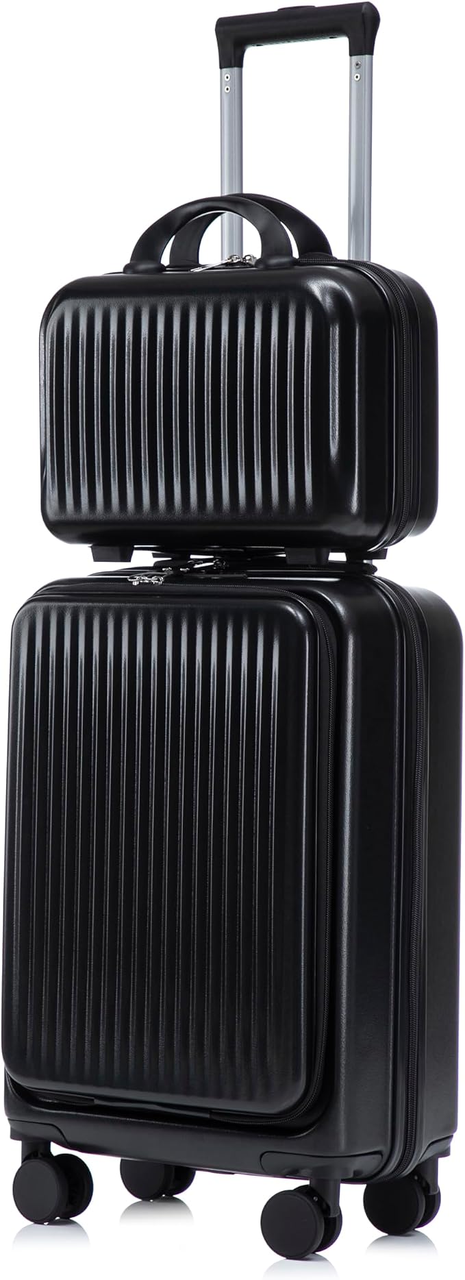 20/14 Inch Hardside Luggage, Lightweight Durable Suitcase with Spinner Wheels by Merax