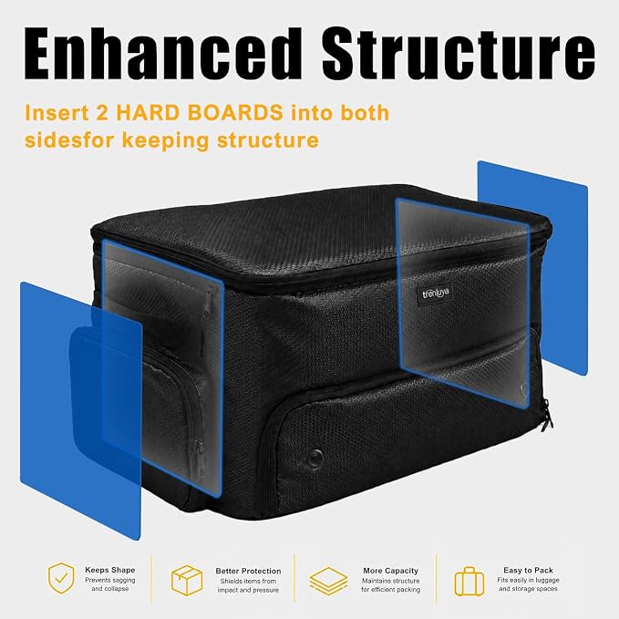 Golf Trunk Organizer with Separate Ventilated Compartment for 2 Shoes | 2 Layer Storage, Up To Us Men'S 16, Waterproof Side Pocket, Golf Car Storage for Balls, Tees, Cap, Clothes, Gloves - Image 4