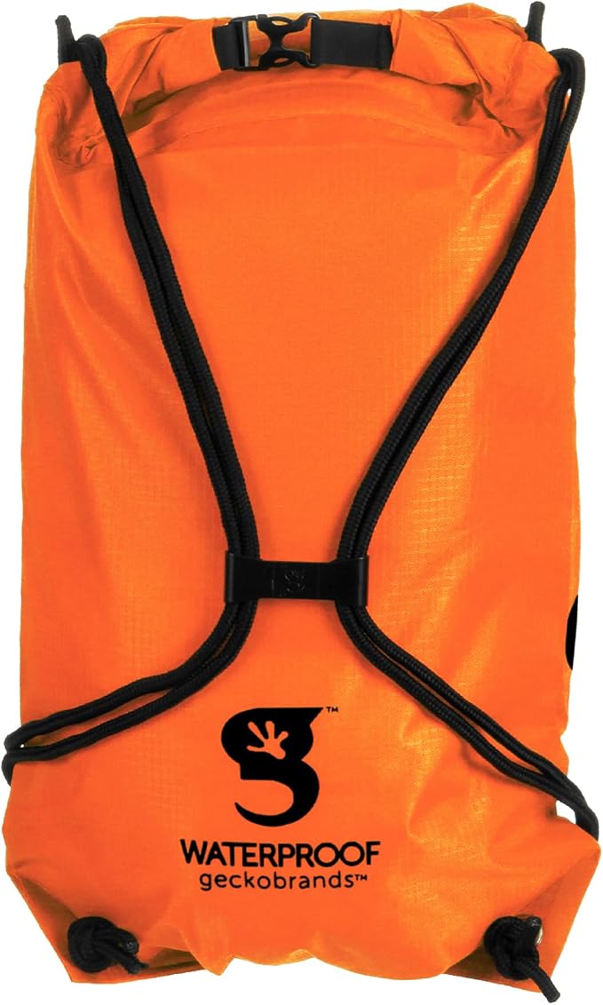 geckobrands Embark 10L Drawstring Backpack – Waterproof, Lightweight Dry Bag for Beach, Hiking, and Light Water Activities - Image 2
