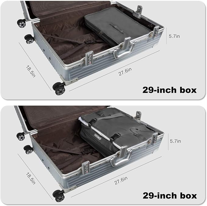 TABITORA Portable Hanging Travel Shelves Bag Packing Cube Organizer Suitcase Storage Large Capacity - Image 5