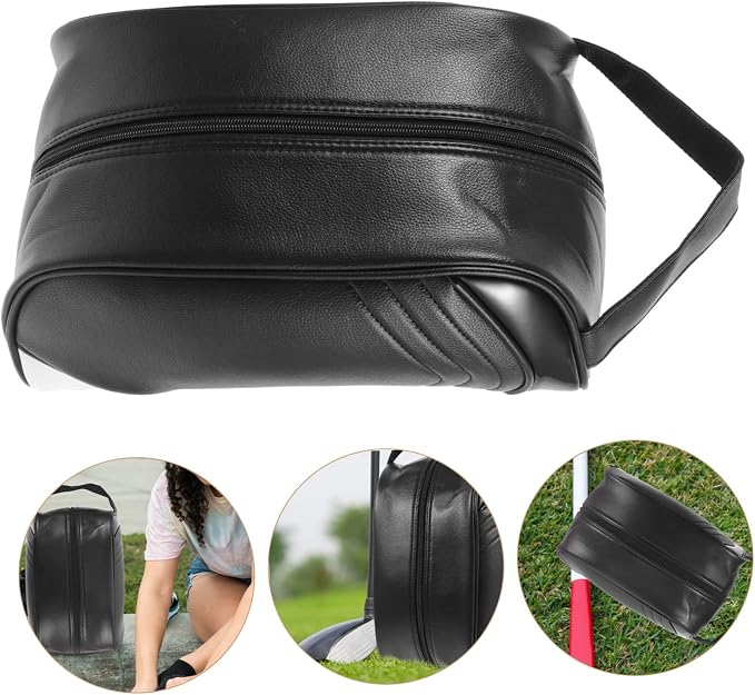 Waterproof Golf Shoe Bag Zipper Shoes Storage Carrier for Travel Sports Cycling Football Tennis Outdoor Golf Pouch 12.59X9.05X5.11In - Image 7