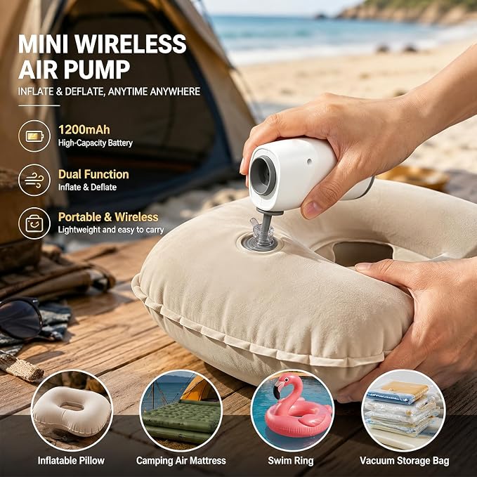 Rechargeable Air Pump Storage Bags 20Pack Travel Compression Bags - Image 2