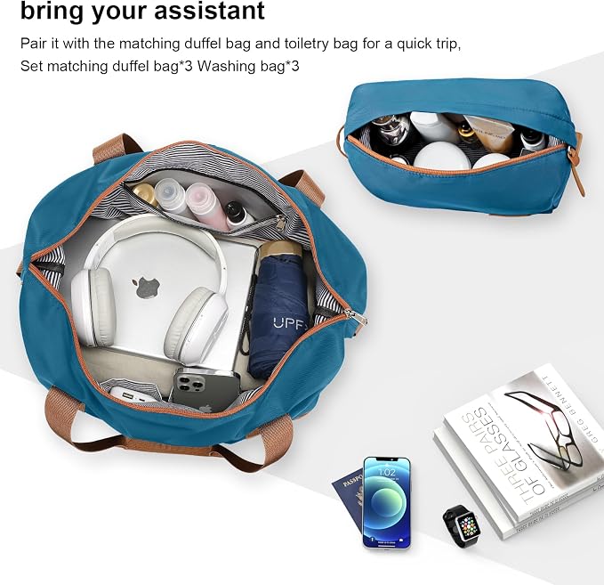 Joyway Luggage Set 3 Piece Suitcase Sets with Spinner Wheel,Hardside Expandable Travel Laggage with TSA Lock (20/24/28 Navy Blue - Image 7