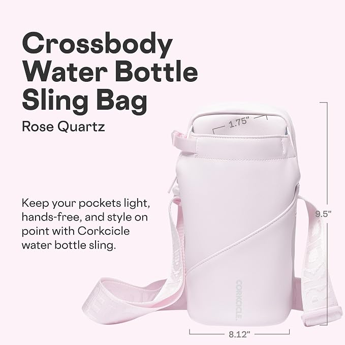 Corkcicle Cooler Sling Bag Crossbody Holder, Perfect for Holding 16 oz - 40 oz Canteen Water Bottle - Image 2