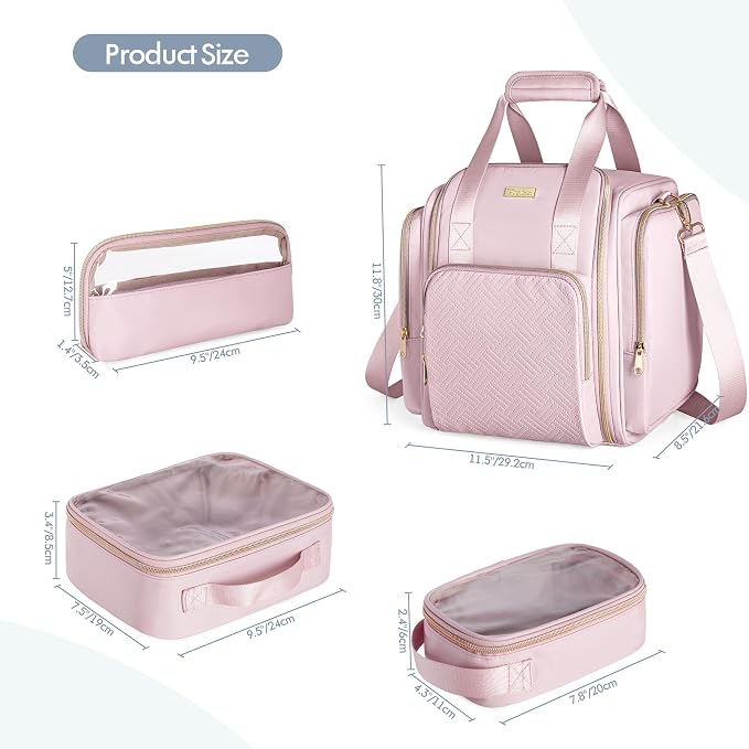 Medicine Storage Bag, Pill Bottle Organizer Bag, Medical Travel Bag | Large Medicine Bag, Shoulder Strap Included, Medical Supplies Storage, Home First Aid Kit(Empty Bag Only) - Image 5