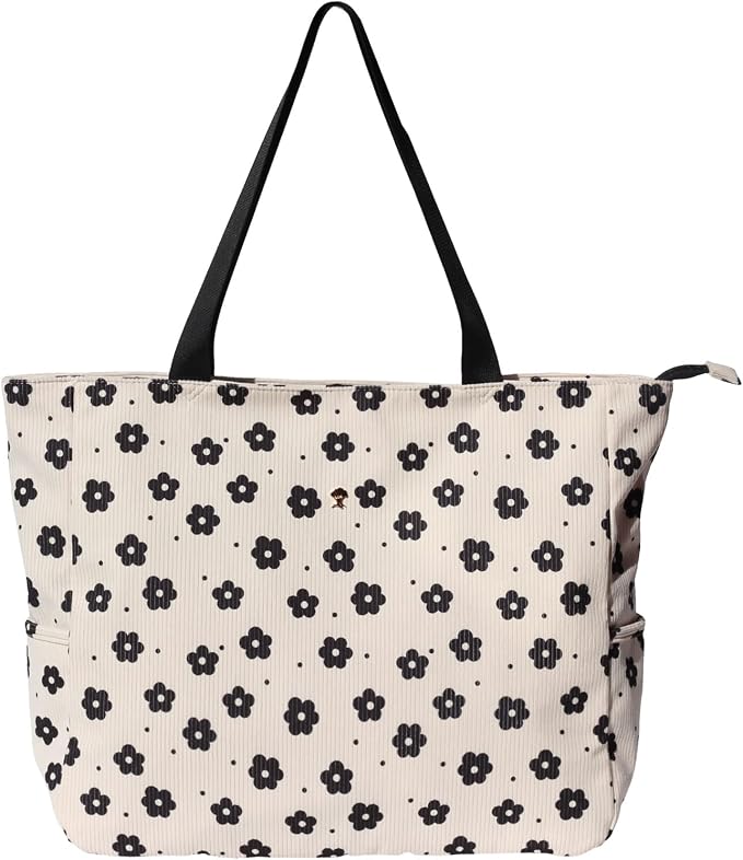 ESVAN LARGE BEACH BAG Water Resistant Lightweight 20 inch Women Oversize Tote Bag for Gym Beach Travel Pool Yoga Nurse - Image 3