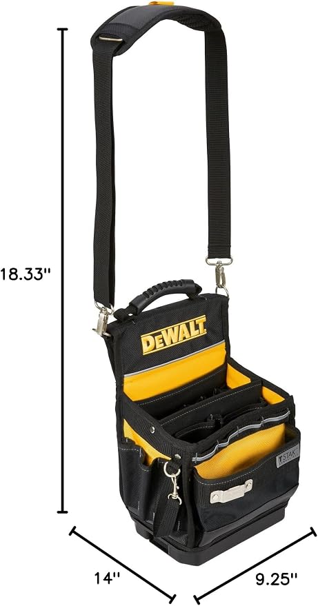 DEWALT Tool Bag, Easy Access Small Tool Pouch with Hard Bottom and Carrying Strap (DWST17624) - Image 5