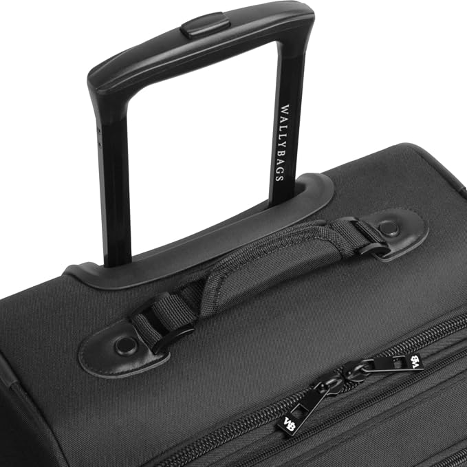 Wally Bags Solutions 20” Expandable Spinner Carry-On with Padded Laptop and Electronics Pockets - Image 9