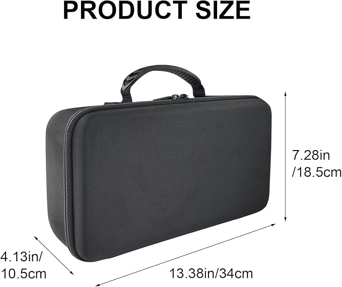 Hard Storage Case with Customizable Foam Insert - Protective EVA Case for Cameras, Gaming Consoles, Precision Instruments and Stethoscopes - Image 2