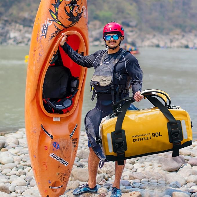 ESONE Dry Bags Waterproof Backpack for Men/Women, 90L, Ideal for Kayaking, Travel, Boating, Camping, Paddle Board, Surfing - Image 5